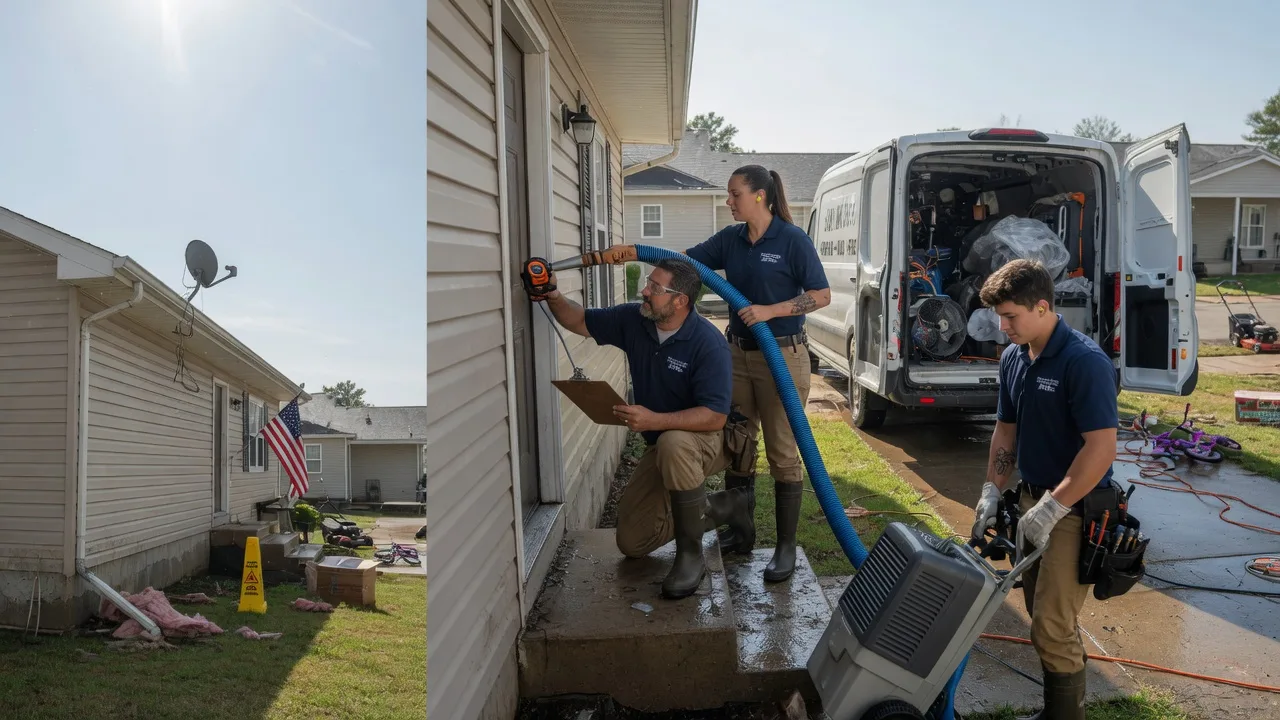 Ceiling Water Damage Restoration in Carterville, IL near me